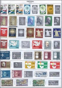 PORTUGAL 1958-1972 198 STAMPS SCV $59.00++