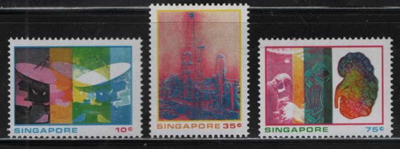 SINGAPORE 229-231  MNH SET