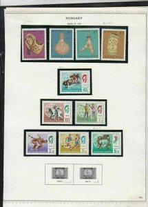 hungary issues of 1969 space etc stamps page ref 18297