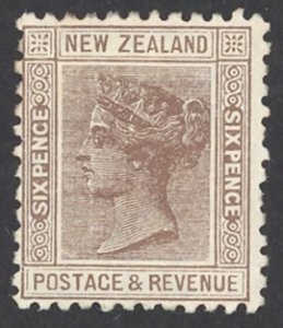 New Zealand Sc# 65 mint no gum 1882-1898 6p Queen Victoria