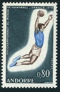 Andorra Fr 195,MNH.Michel 221. Field Ball Games, 1970.