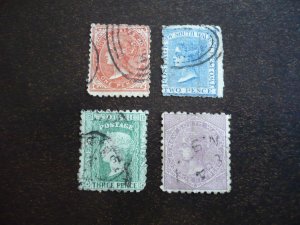 Stamps - New South Wales - Scott# 61-63,66 -  Used Part Set of 4 Stamps