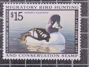 Scott RW65 1998 $15.00 Duck Stamp MNH PSE Cert Grade 98 SCV - $160.00