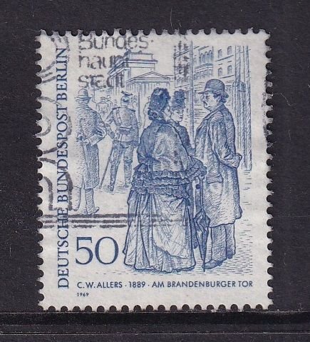 Germany  Berlin   #9N274  used  1969  Berliners 19th century 50pf