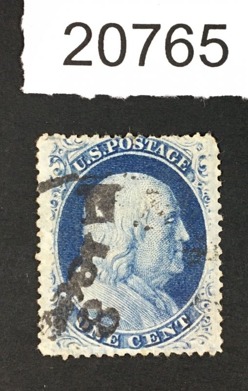 MOMEN: US STAMPS # 24 USED RELIEF E LOT # 20765
