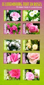 256160 MNH LUXEMBURGO 2010 ROSAS