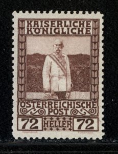 Austria 1908  Scott #123 MNH