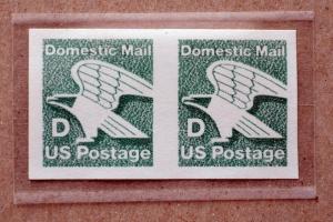 Scott #2112a \D\ Rate Imperforate coil pair (error) mint, nh