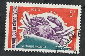 Ivory Coast #302 Marine Life used single