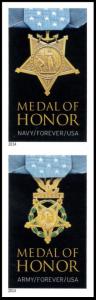 US 4823g Medal of Honor Korean War imperf NDC vert pair (2 stamps) MNH 2014