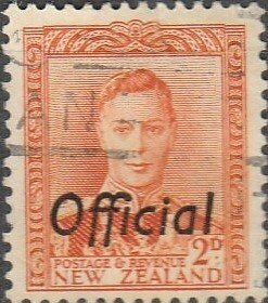 New Zealand, #O93  Used  From 1946-51,   CV-$0.30