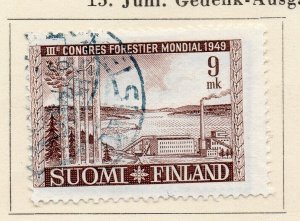 Finland 1949 Early Issue Fine Used 9mk. NW-215554