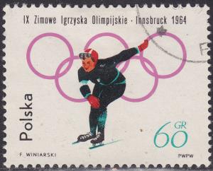 Poland 1201 Olympic Speed Skating 1964