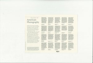 US Stamps/Postage/Sheet Sc #3649 Masters Modern Photograpyh MNH F-VF OG FV $7.40