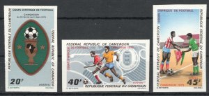 Cameroon 1972 Soccer Cup imperforated. VF and Rare