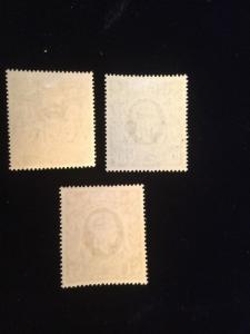 Great Britain Scott #249A, 251A, 275 Mint Stamps