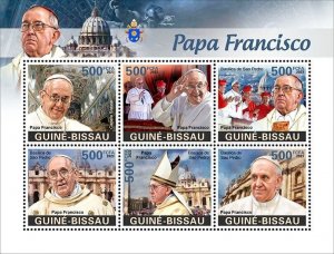 2024/02- GUINEA BISSAU- POPE FRANCIS            6V    MNH **