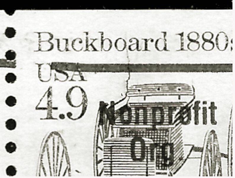 Sc 2124a  4.9¢ Buckboard Buggy Whip PNC/5 #4 Gap1L, MNH