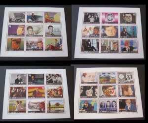 St Vincent 1996 Sc 2344-7 John F Kennedy set MNH