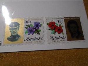 Aitutaki  #  77-78 MNH