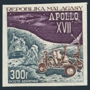 Malagasy C111,MNH.Michel 671. Apollo 17 Moon mission,1973.