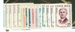 Costa Rica #C316/C333 Unused Single (Complete Set)