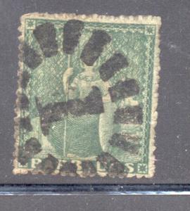 Barbados Sc 15 1861 ½ d Britannia stamp used