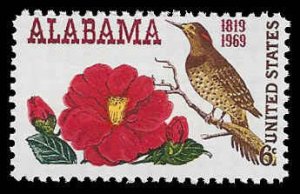 PCBstamps   US #1375 6c Alabama Statehood, MNH, (23)