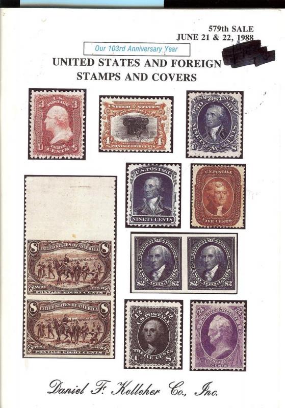 United States and Foreign Stamps and Covers, Kelleher 579