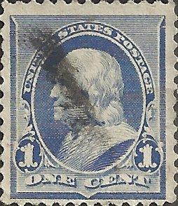 # 219 DULL BLUE USED BEN FRANKLIN SCV-0.75