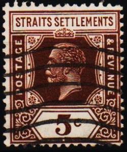 Straits Settlements. 1919 5c S.G.226 Fine Used