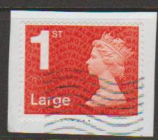 GB QE II Machin SG U2973 - 1st vermillion Large - date code MA13 - Source  B