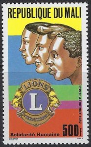 Mali C539 MNH 1987 Lions International (102)(ad5303)