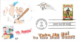 #4341 Take Me Out to the Ballgame QCR FDC