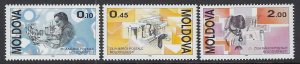 Moldova 1994 MNH Stamps Scott 137-139 Philately Printing Press