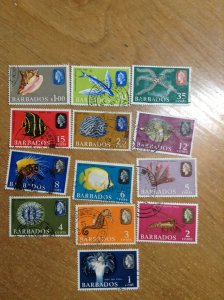 Barbados  # 267a-79a  Used