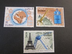 Dubai 1971 Sc 146,C55-6 set FU