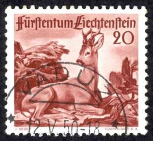 Liechtenstein Sc# 243 Used (a) 1950 Animals