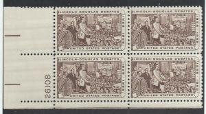 UNITED STATES SC#1115 PL#26108 FVF/MNH LL  B/4 1958