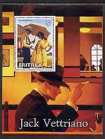 ERITREA - 2001 - Art of Jack Vettriano #1 -Perf Souv Sheet - M N H-Private Issue