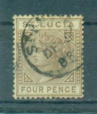 St. Lucia sc# 33 used cat value $3.00