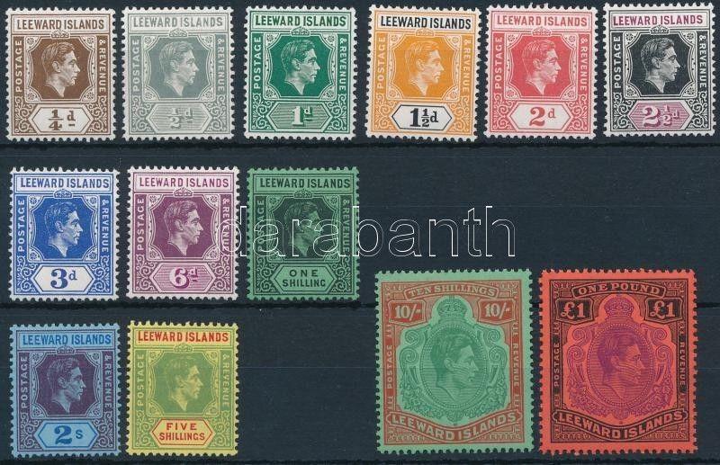 Leeward Islands stamp Definitive 13 stamps MNH 1938 WS233393