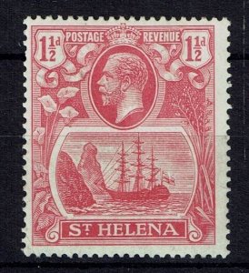 ST.HELENA SG99b 1923 1½d ROSE-RED TORN FLAG VAR MTD MINT (d)