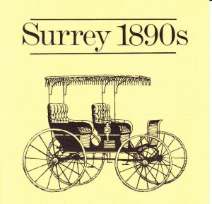 USPS 1st Day Ceremony Program #1907 Surrey 1890s Transportation Coil 1981