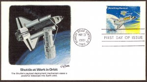 U.S.A. Shuttle at Work in Orbit (1981) First Day Cover