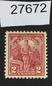 US STAMPS #643 MINT OG H  LOT #27672