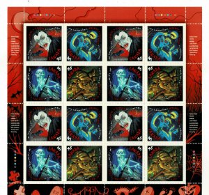 Canada - The Supernatural (1997)  com sheet of 4 set mnh 