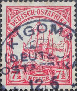 German East Africa 1905 71/2 Heller with KIGOMA postmark