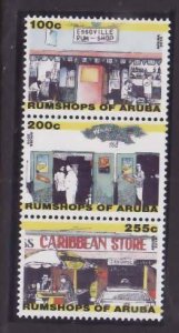 Aruba-Sc#367- id5-unused NH set-Rum Shops-2010-