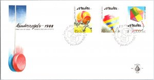 Aruba, Toys, Worldwide First Day Cover